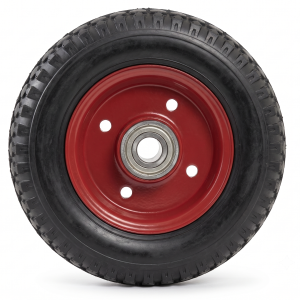 Rubber Wheel Set of 4 &ndash; Wheels for Trolleys, Carts & Industrial Equipment