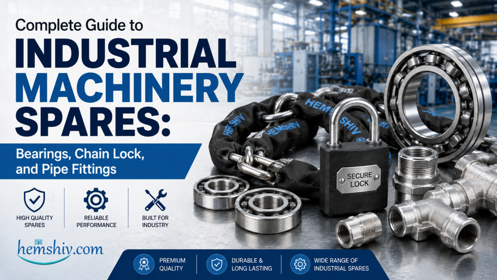 Industrial Spares Guide: Chain Locks, SKF Bearings & SS Nipples | HemShiv