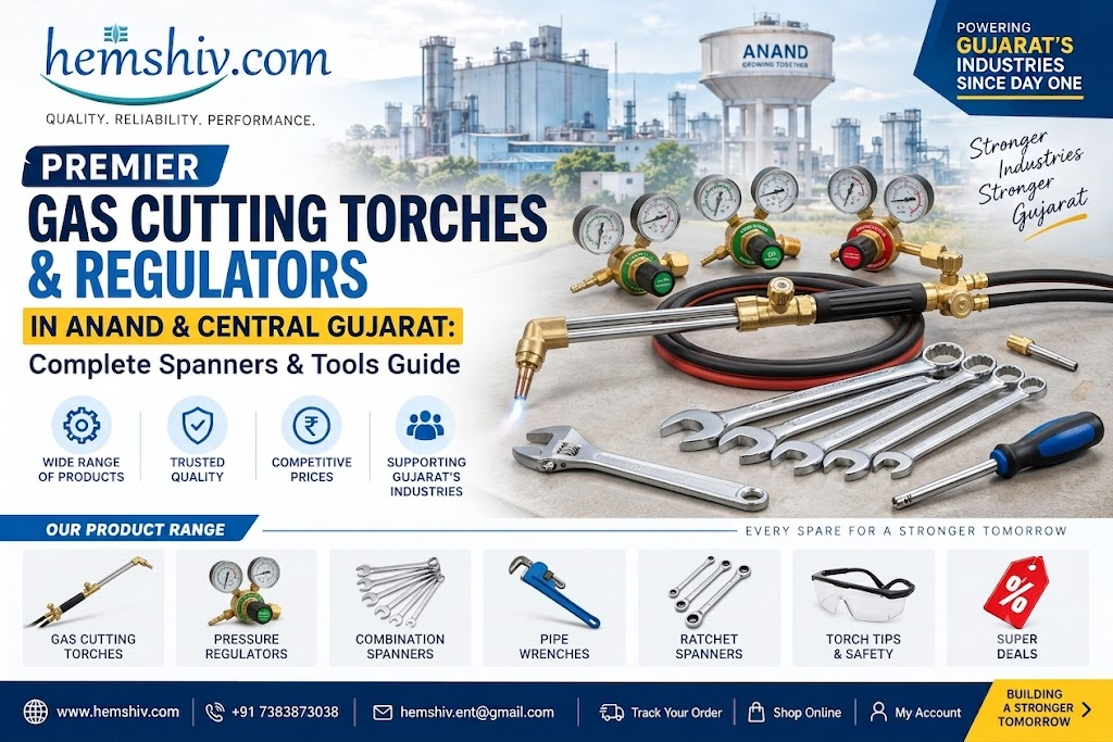 Complete Guide to Industrial Gas Cutting Torch Selection, Spanners, and Workshop Tools