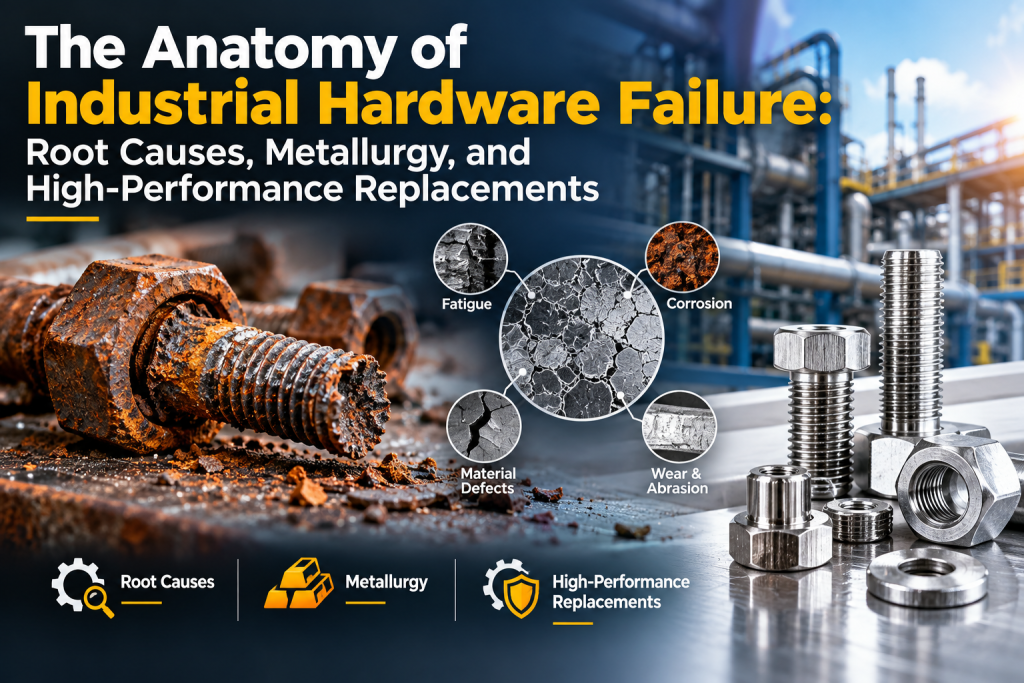 The Anatomy of Industrial Hardware Failure: Root Causes, Metallurgy, and High-Performance Replacements